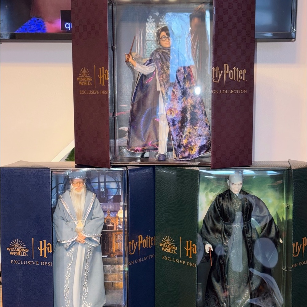 Harry Potter Design Collection: HARRY POTTER, Albus Dumbledore & Voldemort NIB
